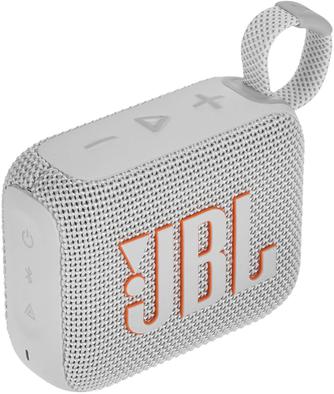 Изображение товара Портативная колонка JBL Go 4 White с защитой IP67 и Bluetooth 5.3
