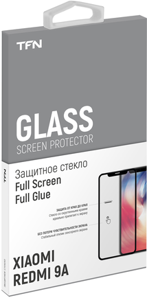 Защитное стекло TFN Full Screen 2.5D для Xiaomi Redmi 9A Black