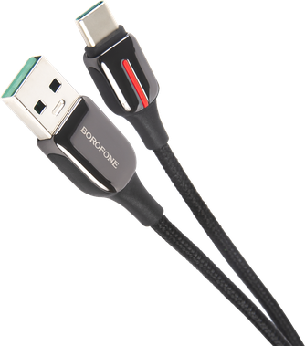Кабель Borofone BU14 USB to USB-C 1.2m Black