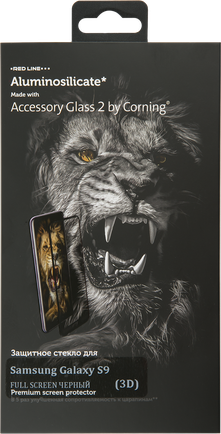 Защитное стекло Corning 3D для Samsung Galaxy S9 Black