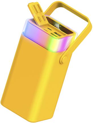 Портативное зарядное устройство TFN Aurora RGB 40000mAh Yellow