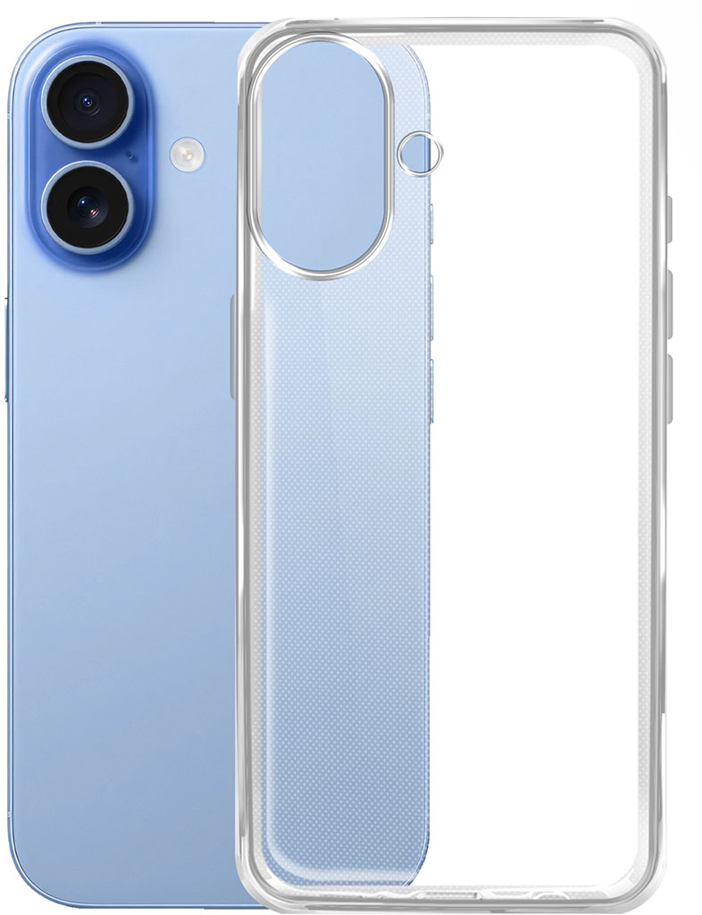 Клип-кейс BoraSCO для Apple iPhone 17 Прозрачный