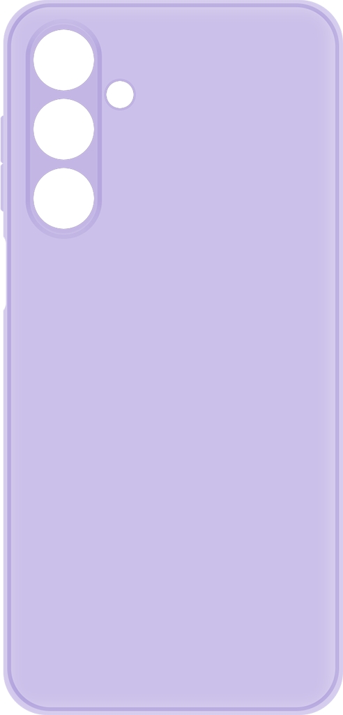 Клип-кейс Krutoff Silicone для Samsung Galaxy A16 Фиолетовый