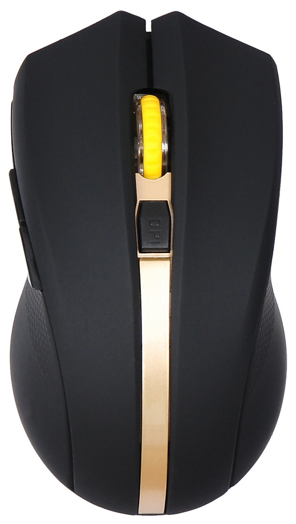 Мышь беспроводная Oklick 495MW Black/Gold