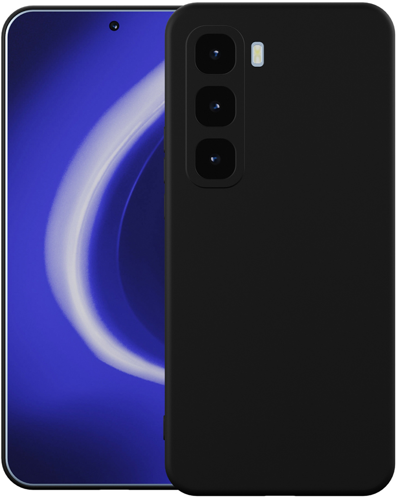 Клип-кейс Krutoff Soft Case для Infinix Hot 60 Pro Чёрный 290₽