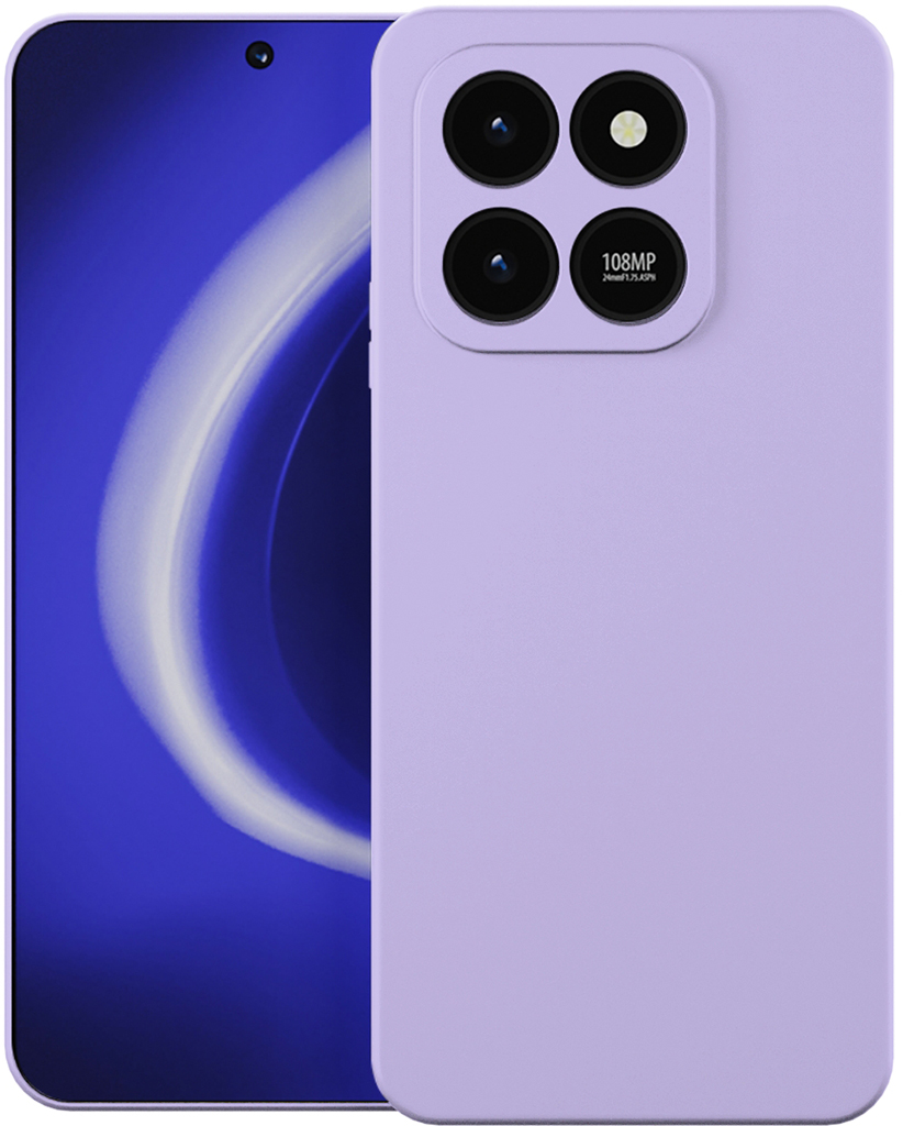 Клип-кейс Krutoff Silicone Case для Honor X7d Purple 490₽