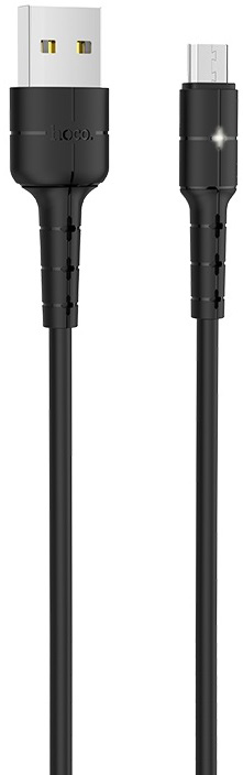 Кабель Hoco X30 USB to microUSB 1.2m Black