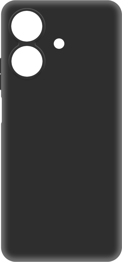 Клип-кейс Krutoff Soft для realme Note 60/60X Чёрный