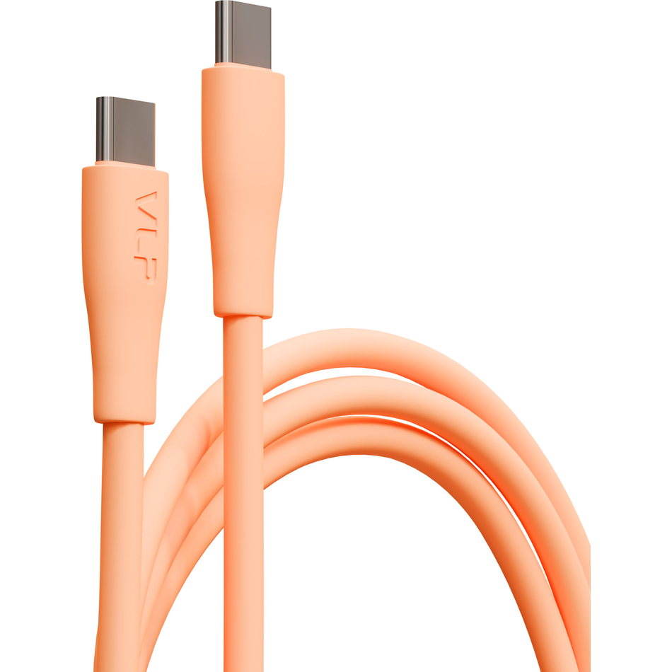 Кабель VLP Color Line USB Type-C to USB Type-C 1m оранжевый 790₽