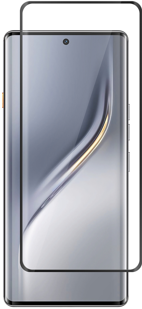 Защитное стекло BoraSCO для TECNO Camon 40 Pro с чёрной рамкой
