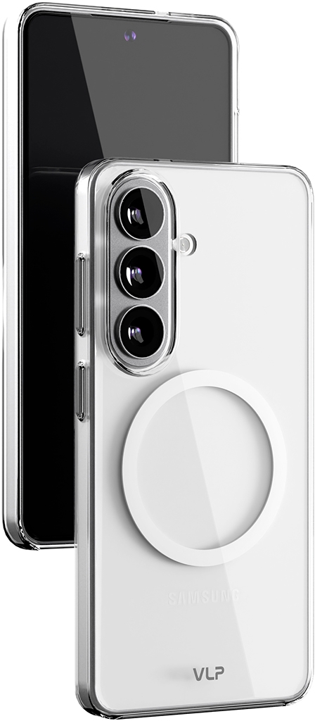 Клип-кейс VLP Puroс MagSafe для Samsung Galaxy S26 Прозрачный