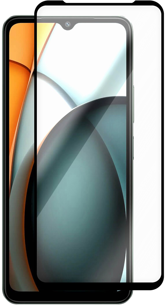 Защитное стекло Krutoff Premium для Xiaomi Redmi A3 Black