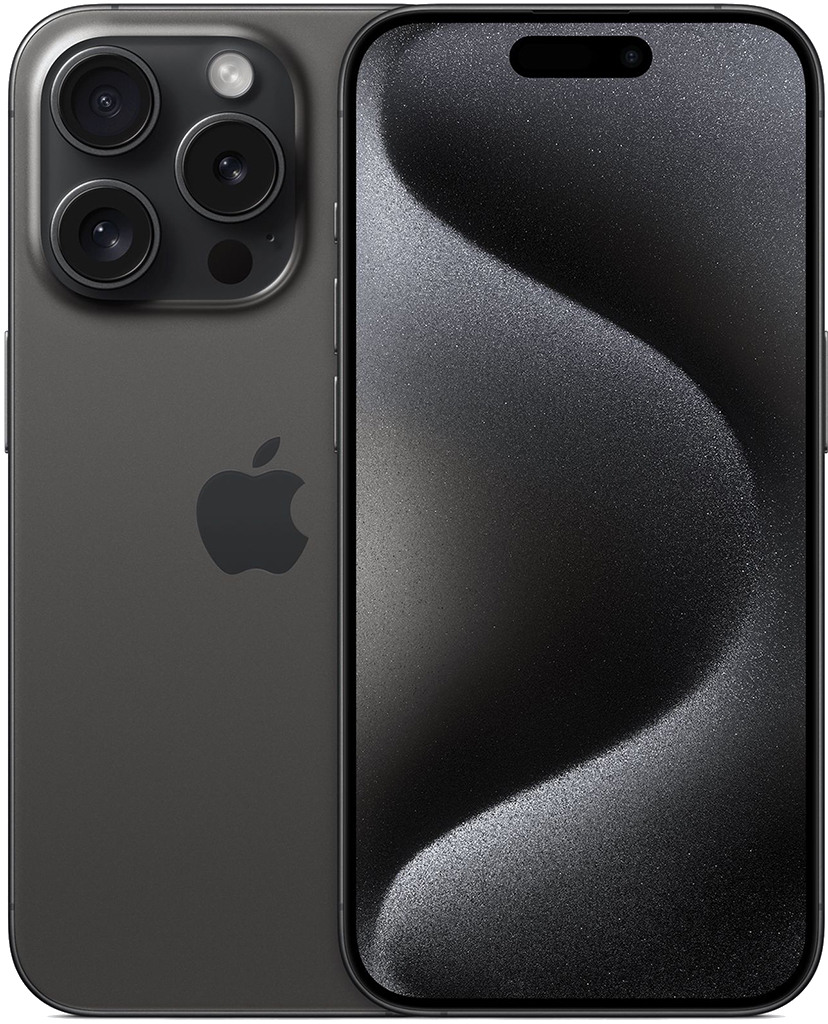 цена iPhone 15 Pro 256GB MTQ83ZA/A Black Titanium (Nano+Nano)