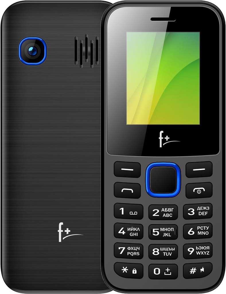 Кнопочный телефон F+ F198 Black