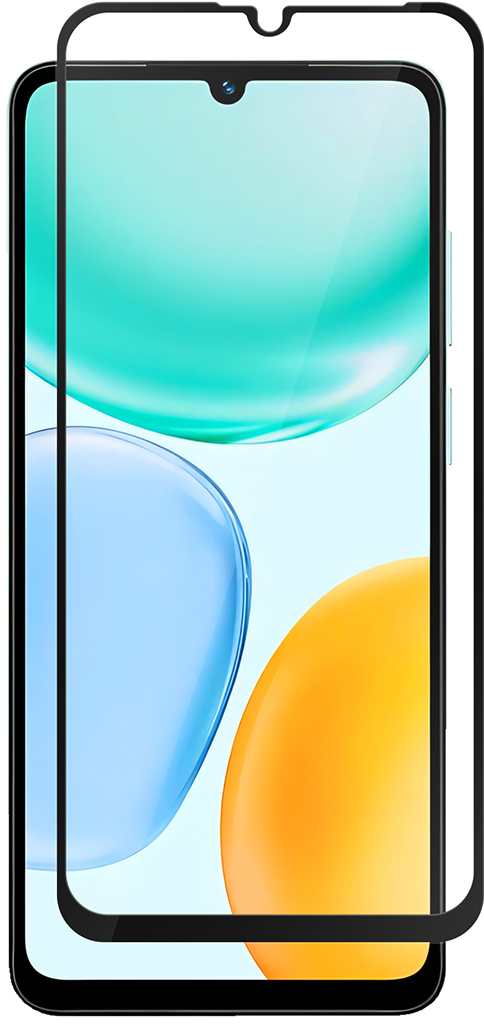 Защитное стекло BoraSCO для HONOR X5c/X5c Plus с чёрной рамкой