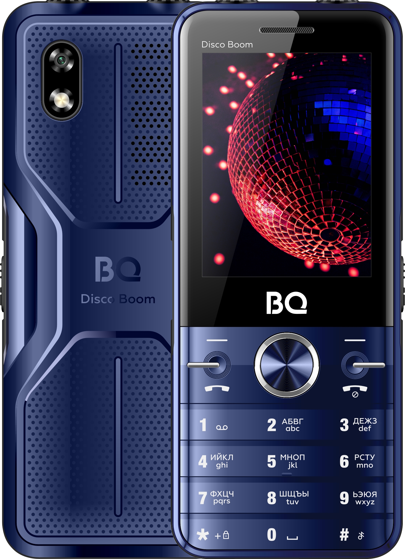 Мобильный телефон BQ 2842 Disco Boom Синий / Чёрный