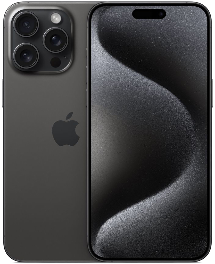 iPhone 15 Pro Max 256GB Black Titanium (Nano+eSIM) смартфон apple iphone 14 pro max 256gb mq9u3aa a space black nano esim