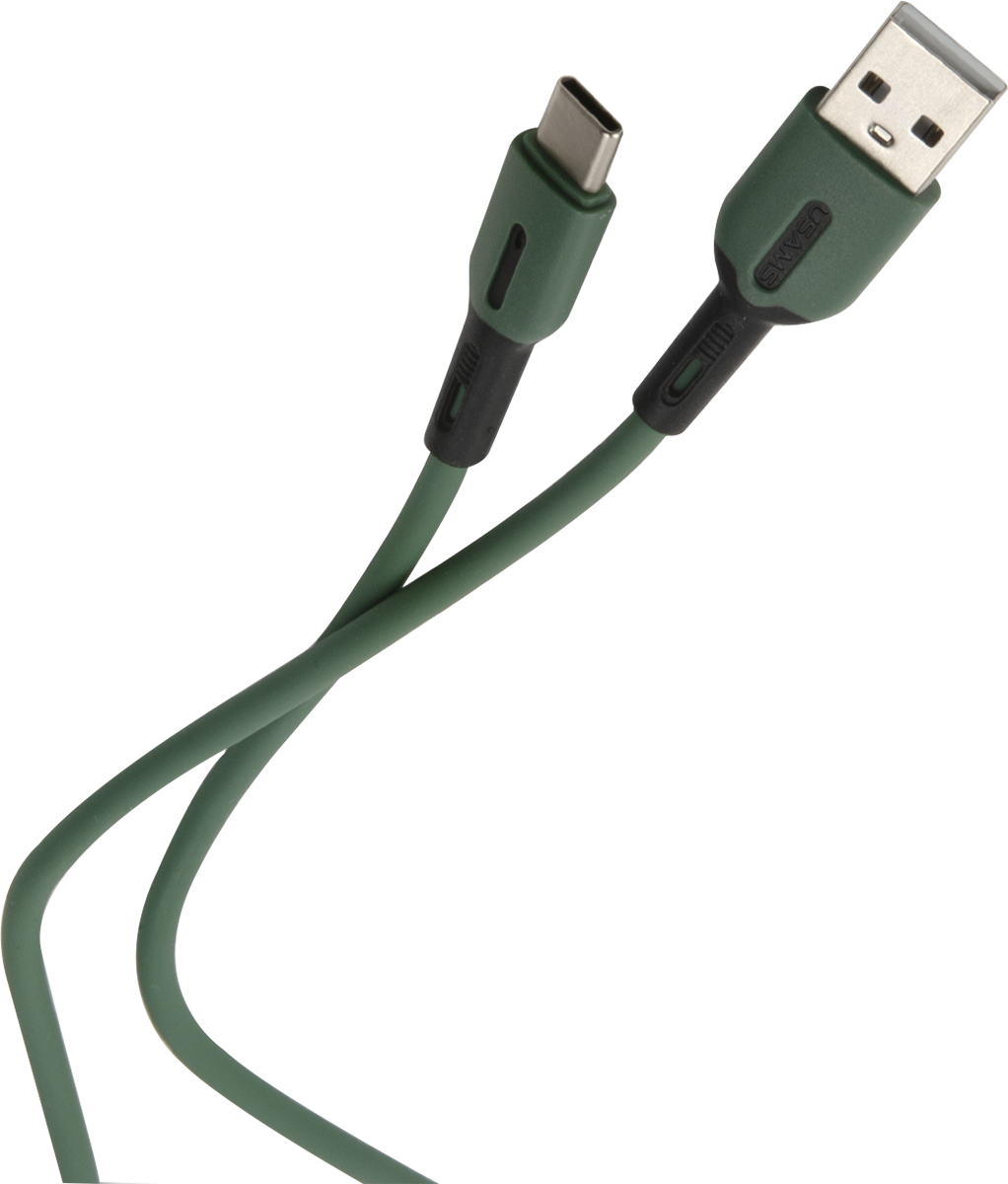 SJ433 USB to USB-C 1m Green кабель usams sj433 usb to usb c 1m green