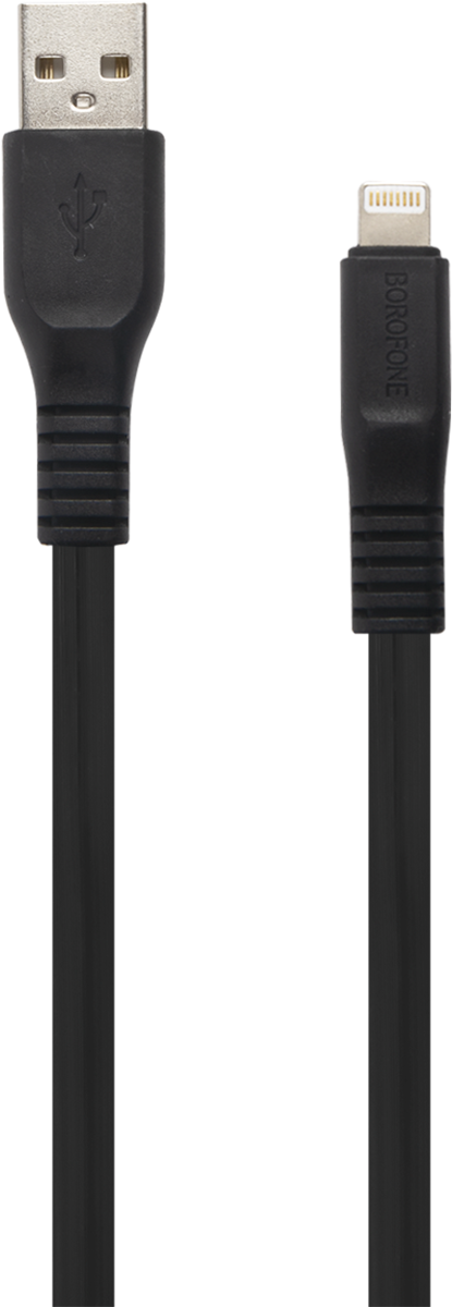BX23 USB to Apple Lightning 1m Black кабель borofone bx23 usb to apple lightning 1m black