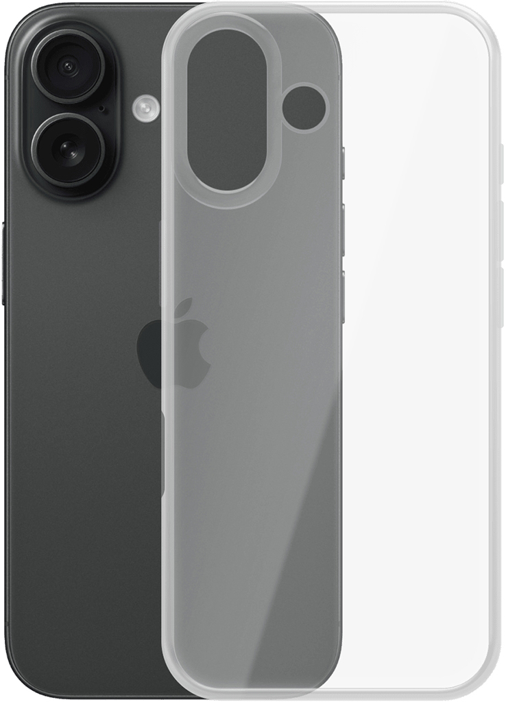 Клип-кейс Krutoff Clear Case для Apple iPhone 16 Прозрачный