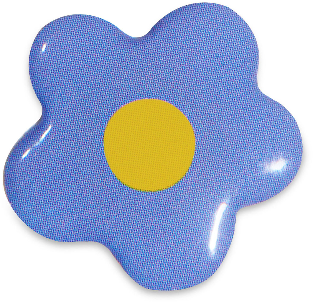 Наклейка VLP 3D синий цветок