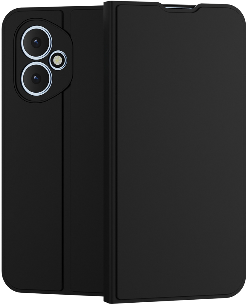 Чехол-книжка Krutoff Magnet для Honor 400 Чёрный