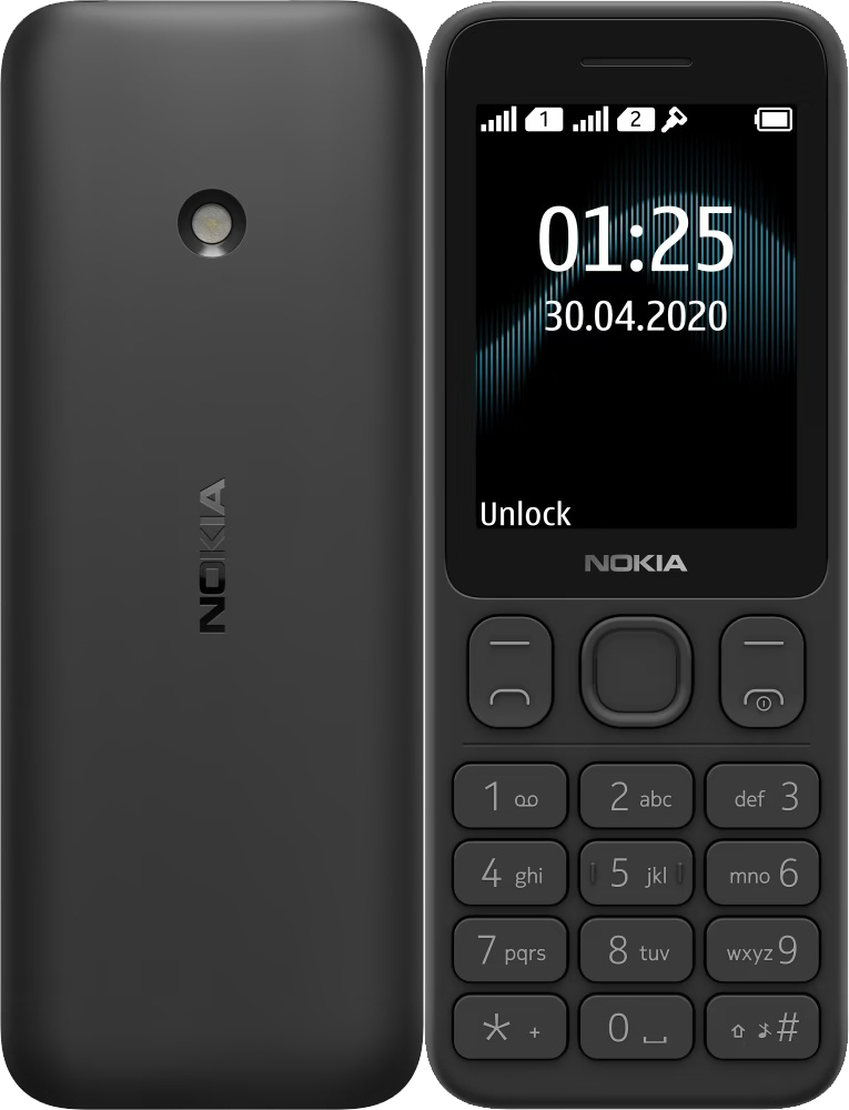 125 Dual SIM TA-1253 Black кнопочный телефон nokia 125 dual sim ta 1253 blue