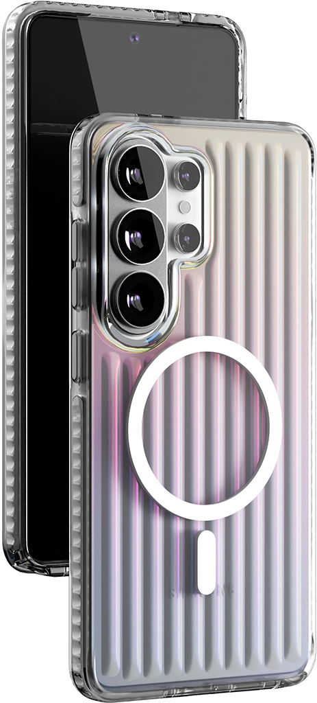 Клип-кейс VLP Pulseс MagSafe для Samsung Galaxy S26 Ultra Золотисто-розовый