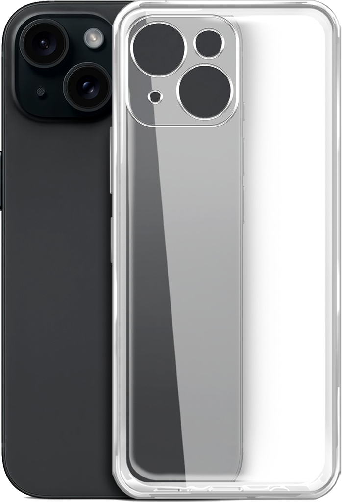 Silicone для Apple iPhone 15 Plus Transparent re pa накладка transparent для apple iphone 6s plus 6 plus с принтом кот у окна
