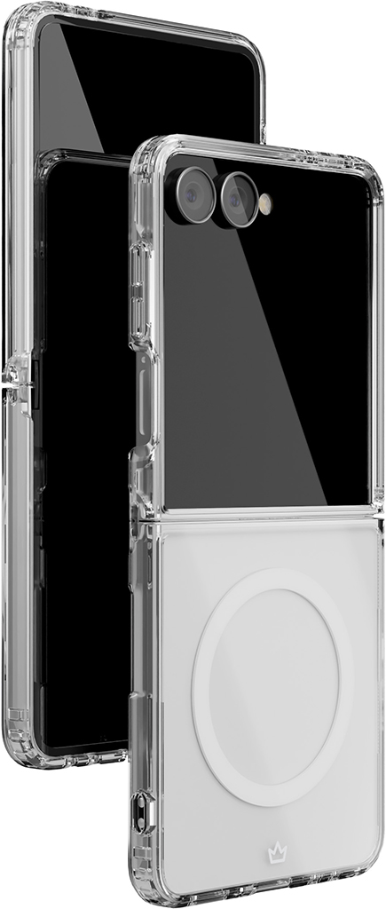 Клип-кейс VLP Crystalс MagSafe для Samsung Galaxy Z Flip7 Прозрачный