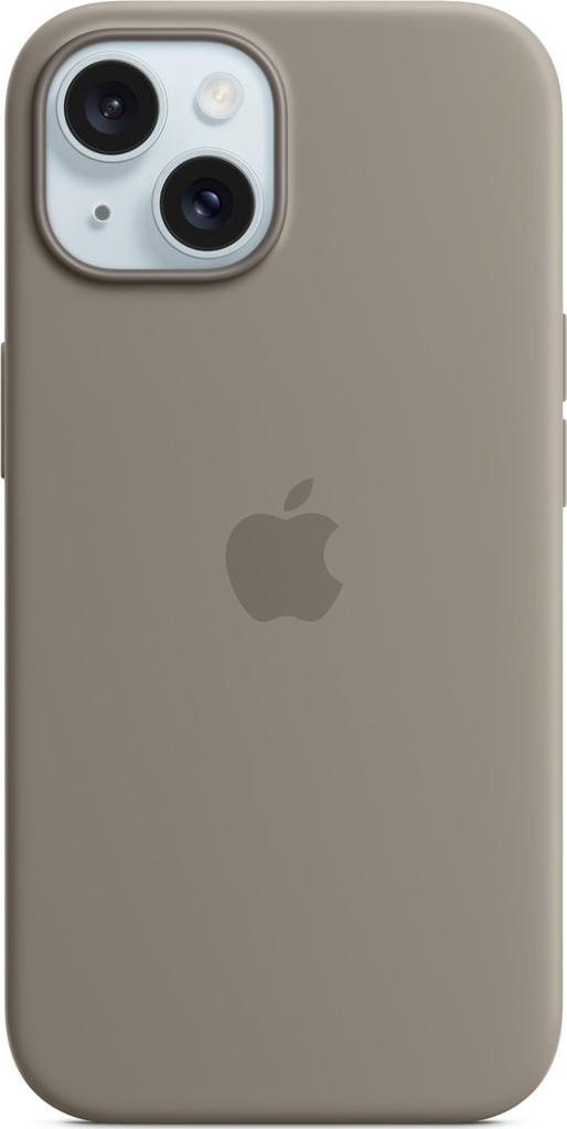 Silicone Case with MagSafe для iPhone 15 Clay
