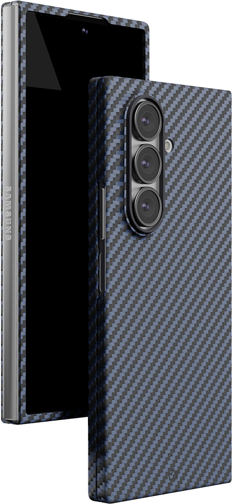 Клип-кейс VLP Kevlarс MagSafe для Samsung Galaxy Z Fold7 Тёмно-синий