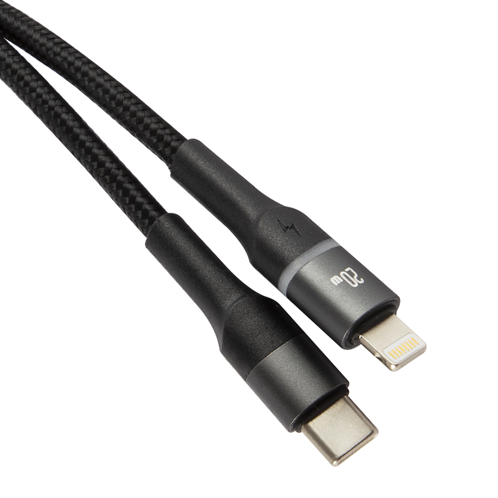 U76 USB-C to Apple Lightning 1.2m Black кабель usams u76 usb c to apple lightning 1 2m black