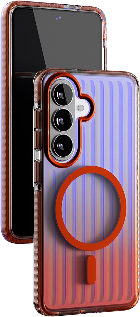 Клип-кейс VLP Pulseс MagSafe для Samsung Galaxy S26 Оранжевый