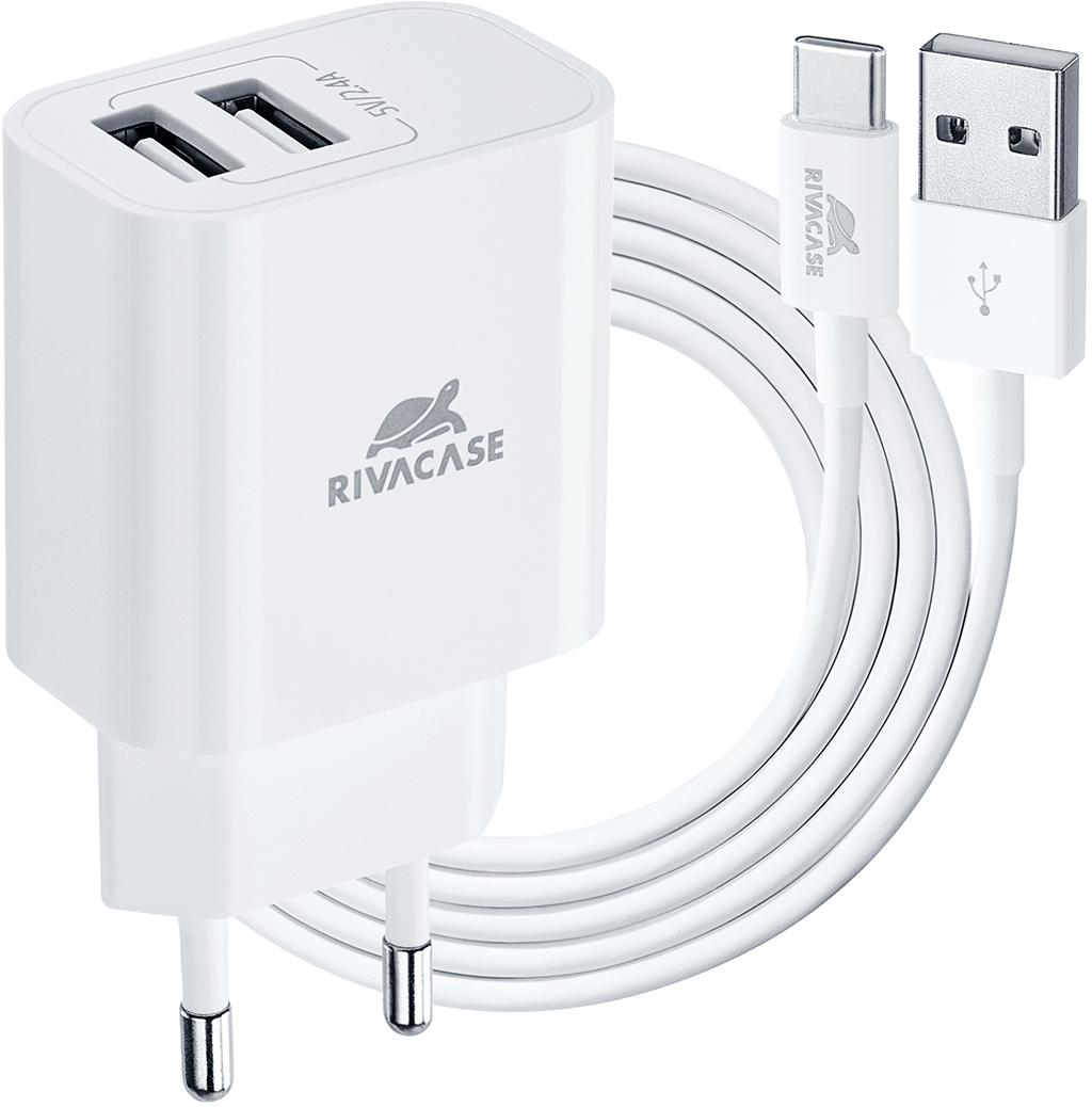 Зарядное устройство Rivacase PS4001 WD3 2xUSB White 590₽