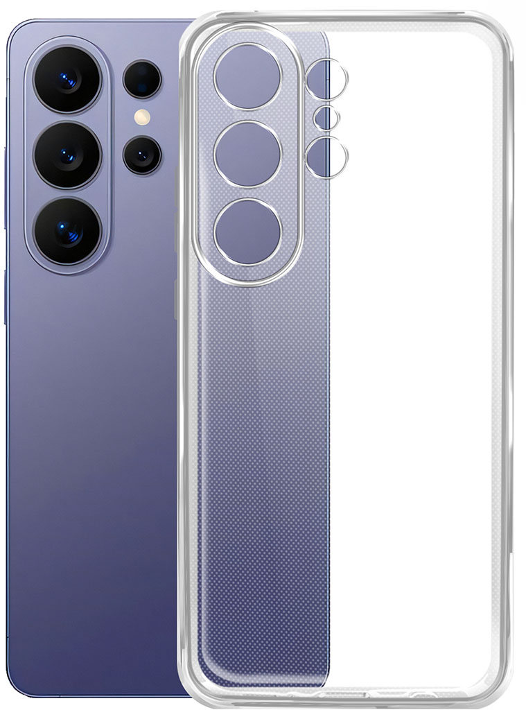 Клип-кейс BoraSCO для Samsung Galaxy S26 Ultra Прозрачный