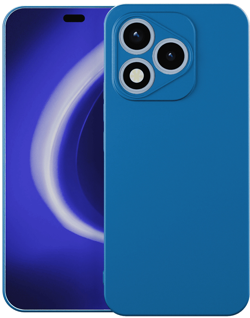 Клип-кейс Krutoff Silicone для HONOR 400 Lite Синий