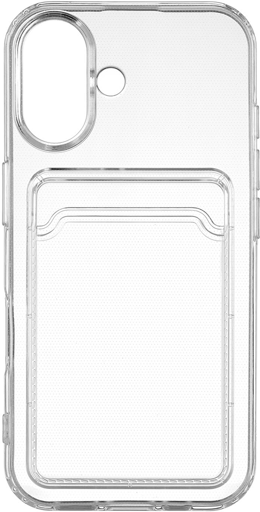 Клип-кейс Rocket Clear Plus для Apple iPhone 16 Transparent