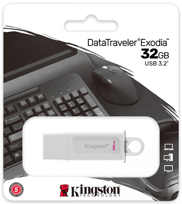 DataTraveler Exodia 32GB White