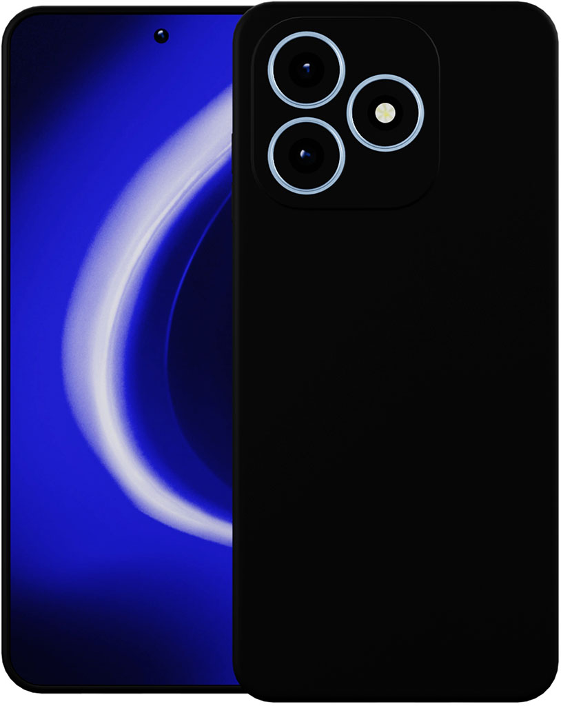 Клип-кейс Krutoff Silicone Case для HONOR X8d Чёрный