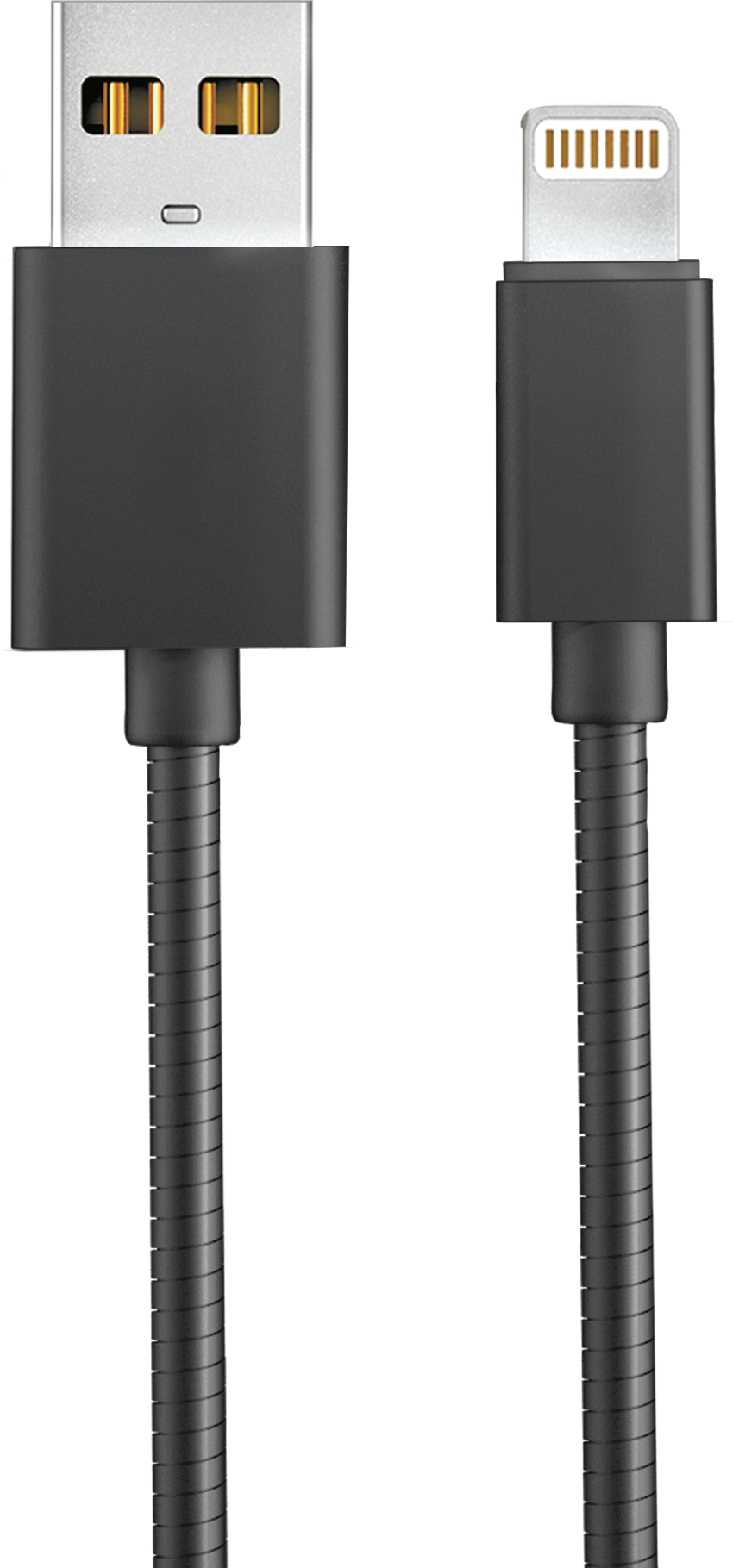 Metall USB to Apple Lighting 1m Black горящие скидки akai usb to apple lighting black