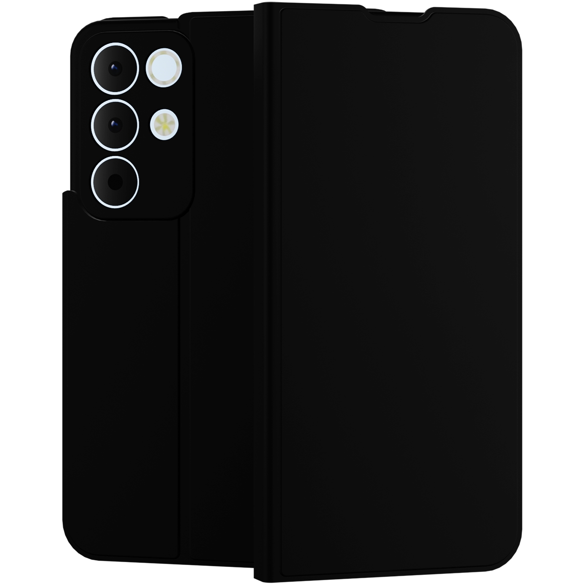 Чехол-книжка Krutoff Magnet Book для realme C85 Pro Чёрный