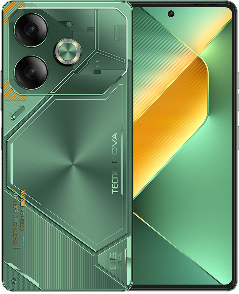 TECNO Смартфон TECNO Pova 6 12/256GB «Зелёная комета»