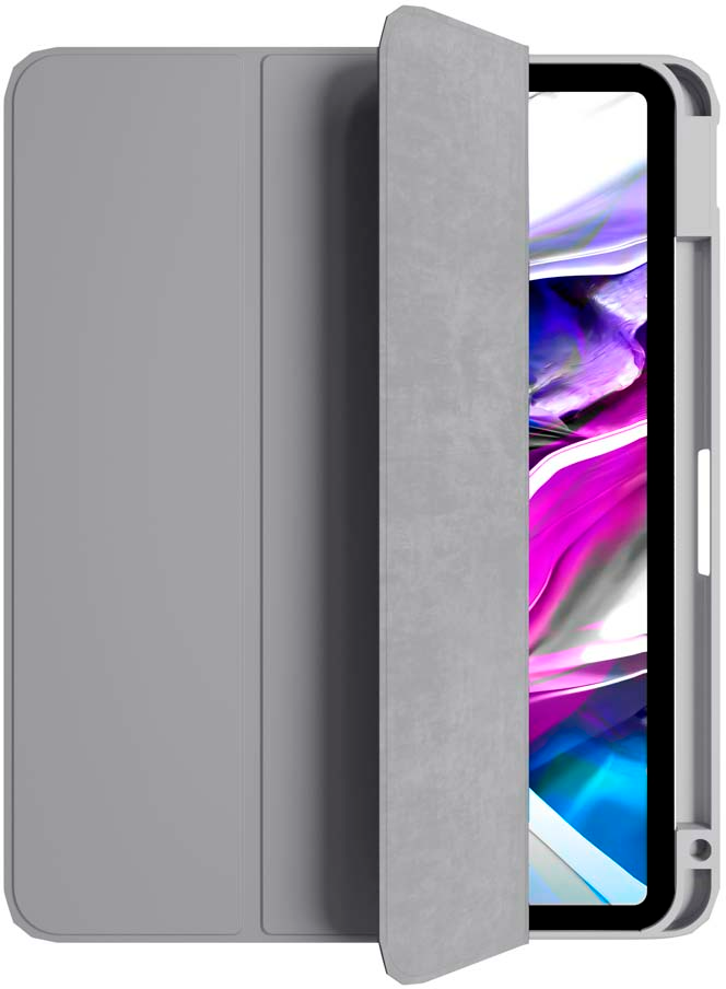 Чехол-книжка VLP Split Folio для планшета Apple iPad Pro M4 13" серый