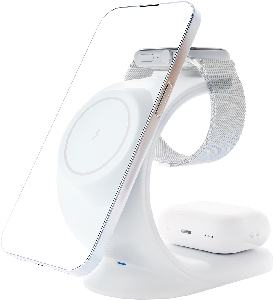 Беспроводное зарядное устройство VLP Powerstand 3в1 Qi White 3990₽