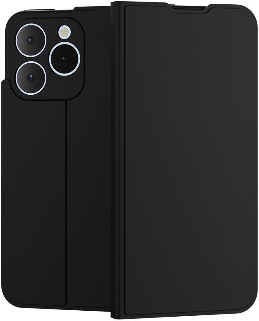 Чехол-книжка Krutoff Magnet для realme 15T 5G Чёрный