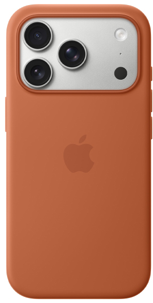 Клип-кейс Apple Silicone Case with MagSafe для Apple iPhone 17 Pro Terra Cotta 7990₽