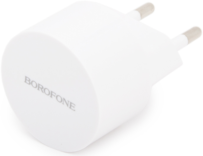 BA23A USB-C White зарядное устройство borofone ba23a brilliant 2xusb 2 4а cable usb type c 1m white 0l 00044347