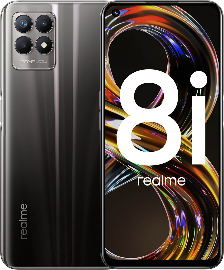Смартфон Realme 8i 128GB Space Black 5998097