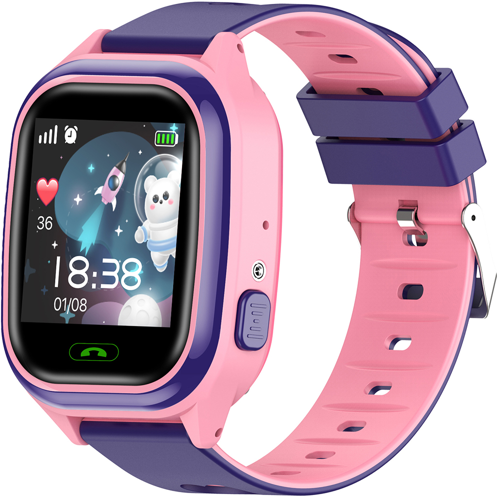 Умные часы Leef Globe Розово-фиолетовые